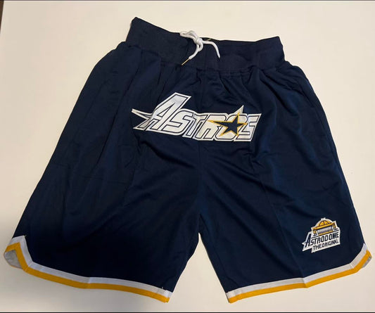 Blue Astros Astrodome shorts